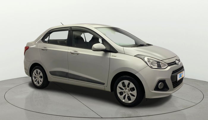 2014 Hyundai Xcent S 1.2, Petrol, Manual, 1,01,468 km, Right Front Diagonal