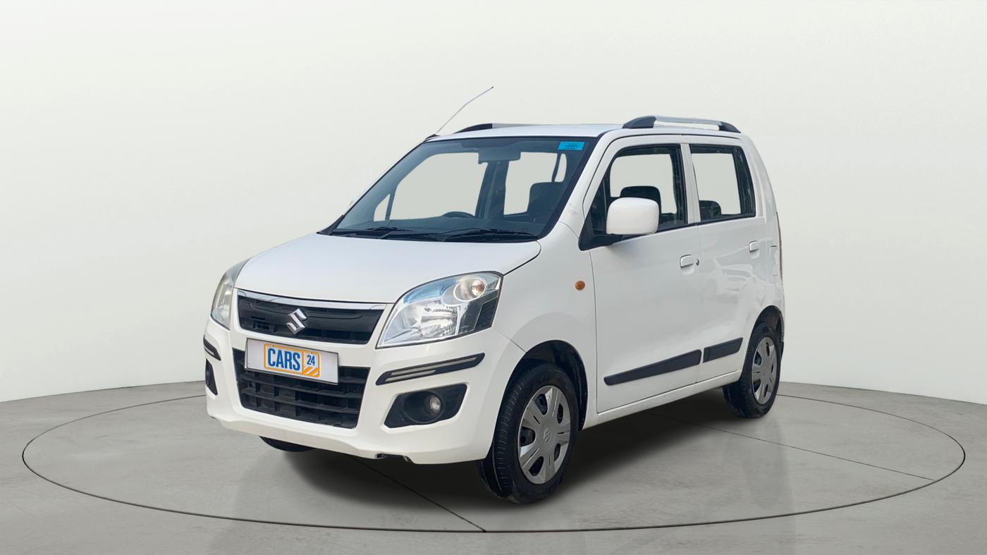 2018 Maruti Wagon R 1.0 VXI, Petrol, Manual, 97,429 km, Left Front Diagonal