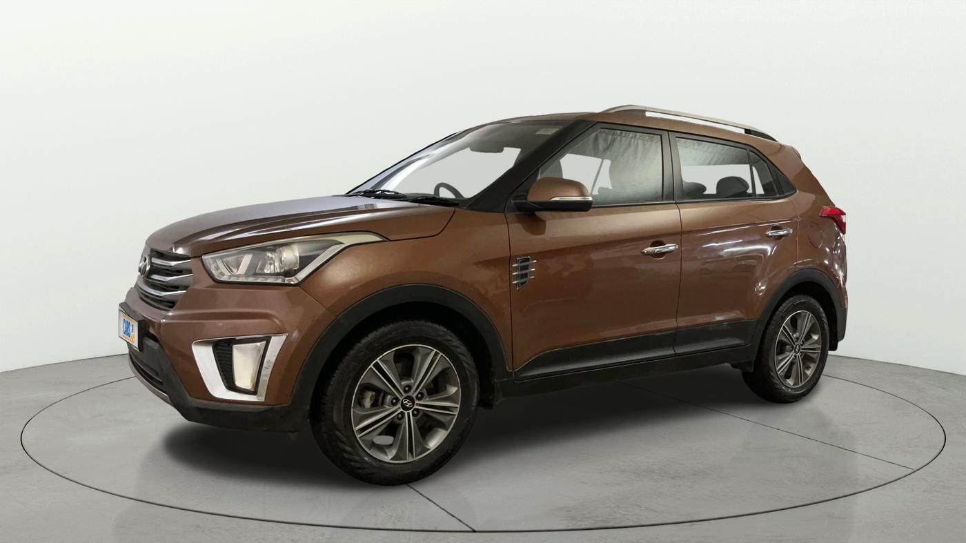 2017 Hyundai Creta SX PLUS AT 1.6 PETROL, Petrol, Automatic, 80,339 km, Left Front Diagonal