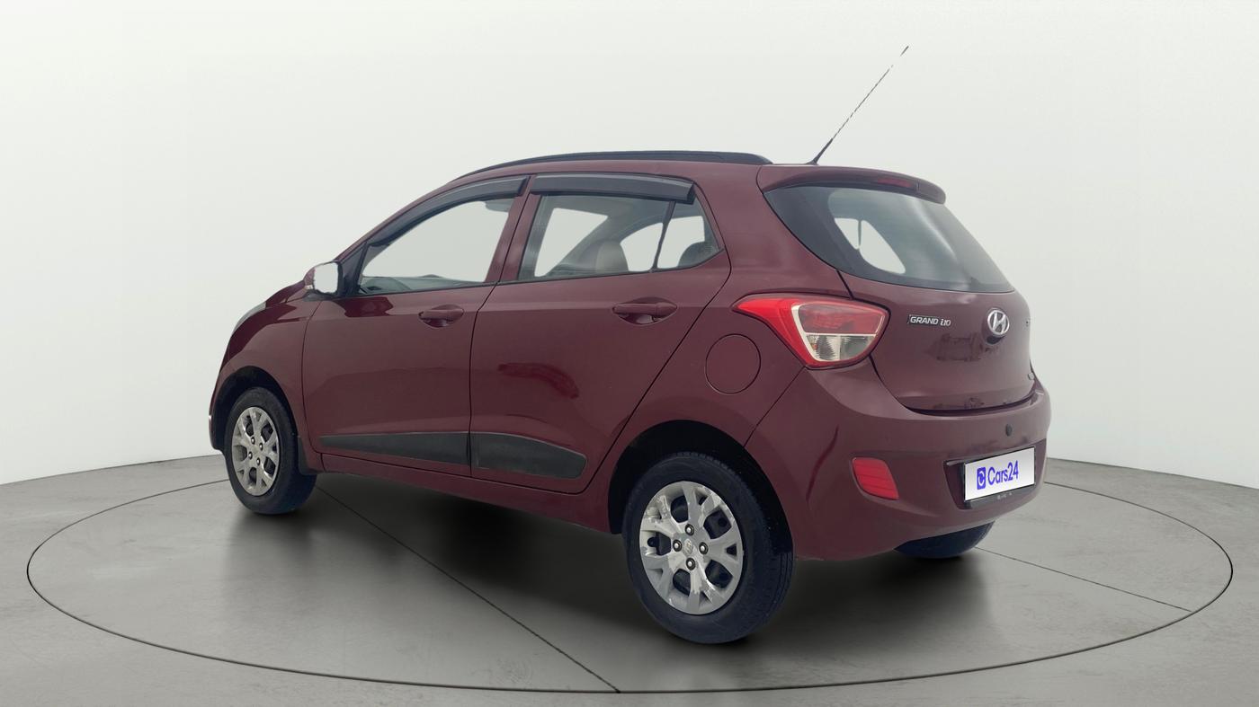 2016 Hyundai Grand i10 SPORTZ 1.2 KAPPA VTVT, Petrol, Manual, 76,688 km, Left Back Diagonal