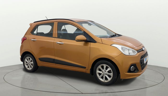2014 Hyundai Grand i10 ASTA AT 1.2 KAPPA VTVT, Petrol, Automatic, 1,40,874 km, Right Front Diagonal