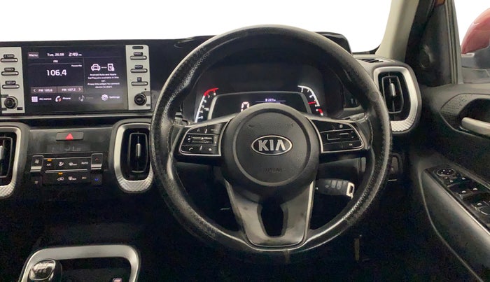 2020 KIA SONET HTK PLUS 1.2, Petrol, Manual, 60,715 km, Steering Wheel Close Up