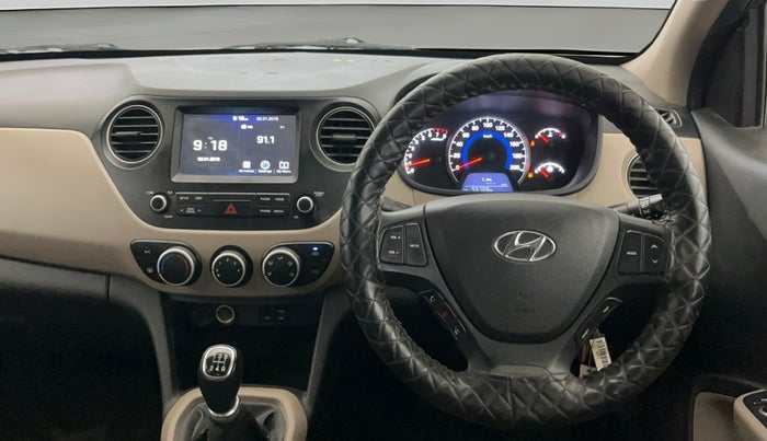 2019 Hyundai Grand i10 SPORTZ 1.2 KAPPA VTVT, Petrol, Manual, 55,656 km, Steering Wheel Close Up