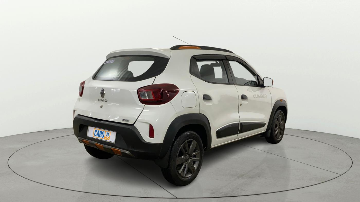 2021 Renault Kwid CLIMBER 1.0 AMT (O) DUAL TONE, Petrol, Automatic, 54,185 km, Right Back Diagonal