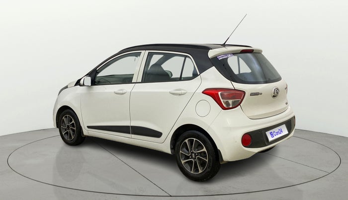 2017 Hyundai Grand i10 SPORTZ (O) AT 1.2 KAPPA VTVT, Petrol, Automatic, 66,322 km, Left Back Diagonal