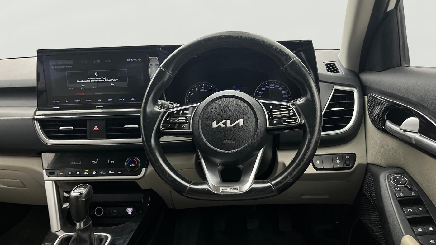 2021 KIA SELTOS HTX 1.5 PETROL, Petrol, Manual, 79,495 km, Steering Wheel Close Up