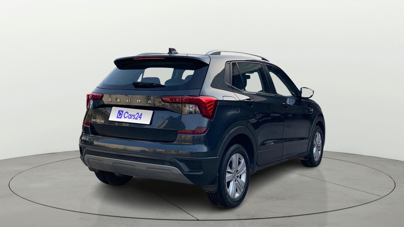 2022 Skoda KUSHAQ AMBITION 1.0L TSI MT, Petrol, Manual, 48,477 km, Right Back Diagonal
