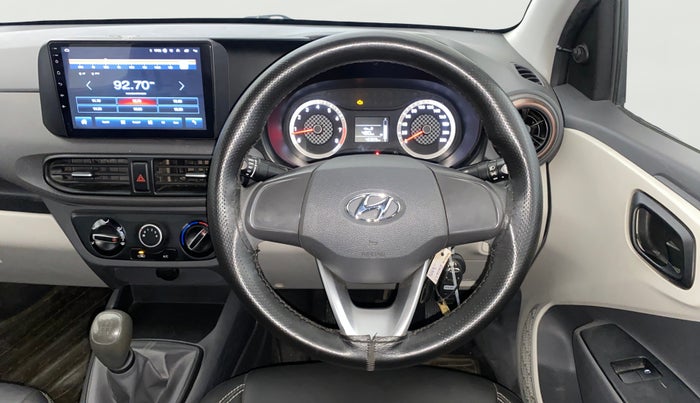 2021 Hyundai AURA E 1.2, Petrol, Manual, 46,871 km, Steering Wheel Close Up