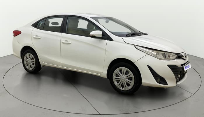 2018 Toyota YARIS G MT, Petrol, Manual, 1,12,063 km, Right Front Diagonal