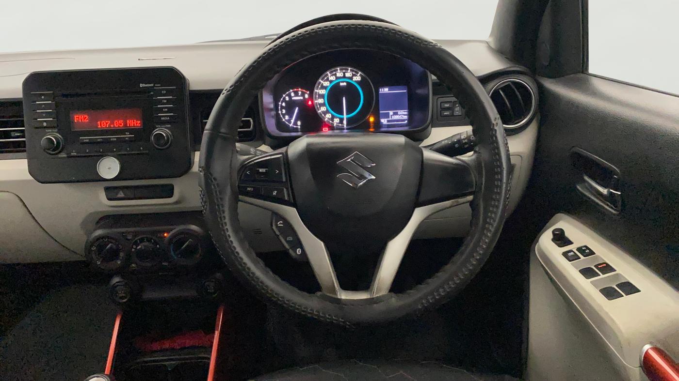 2018 Maruti IGNIS ZETA 1.2, Petrol, Manual, 1,09,581 km, Steering Wheel Close Up