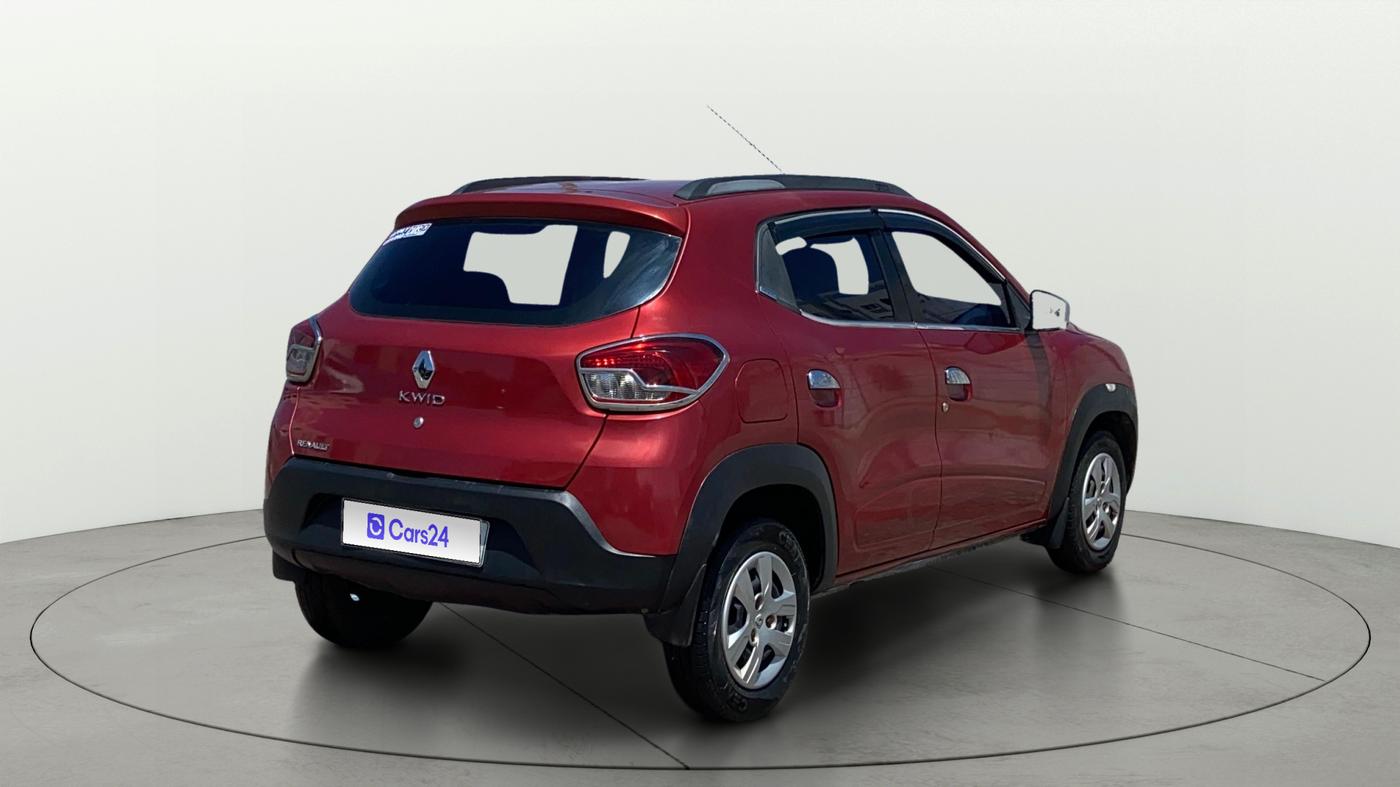 2018 Renault Kwid RXT 1.0 AMT (O), Petrol, Automatic, 55,370 km, Right Back Diagonal