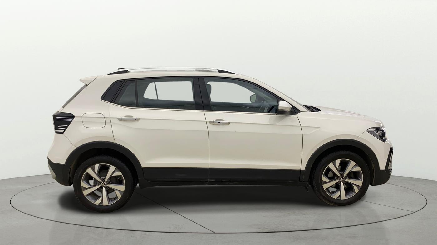 2022 Volkswagen TAIGUN TOPLINE 1.0 TSI AT, Petrol, Automatic, 55,428 km, Right Side View