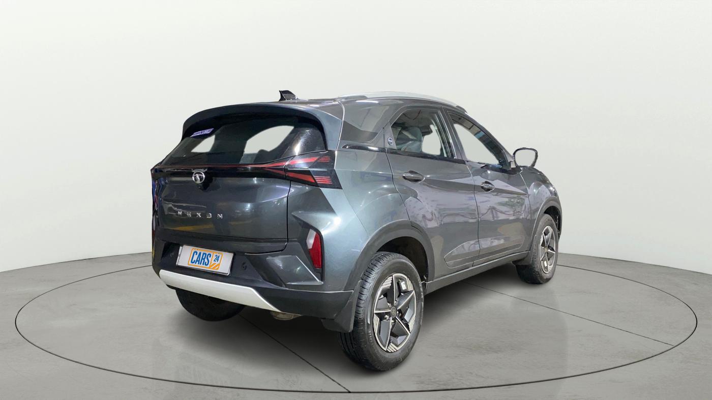 2023 Tata NEXON CREATIVE PLUS S 1.2 REVOTRON 7 DCA, Petrol, Automatic, 19,428 km, Right Back Diagonal
