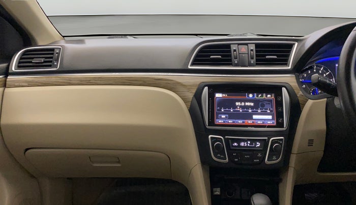 2019 Maruti Ciaz ALPHA  AT 1.5 SHVS PETROL, Petrol, Automatic, 57,146 km, Air Conditioner