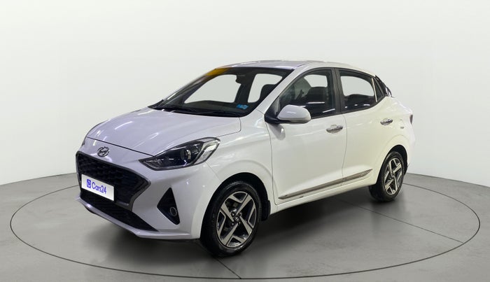 2021 Hyundai AURA SX PLUS 1.2 AMT, Petrol, Automatic, 1,01,354 km, Left Front Diagonal