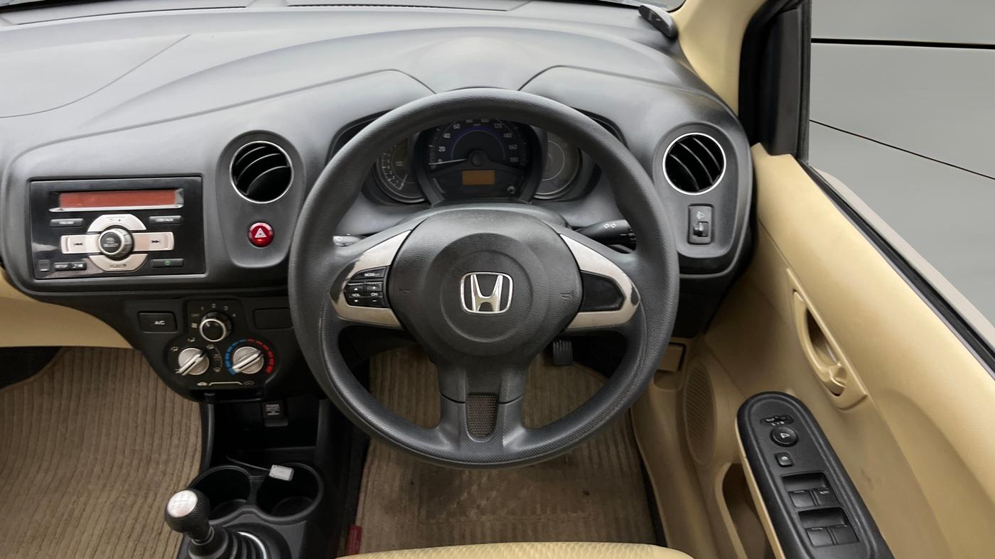 2015 Honda Amaze 1.2L I-VTEC S, Petrol, Manual, 62,387 km, Steering Wheel Close Up