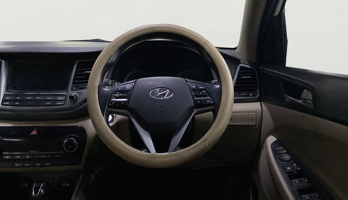 2018 Hyundai Tucson GLS 4WD AT DIESEL, Diesel, Automatic, 1,28,073 km, Steering Wheel Close Up