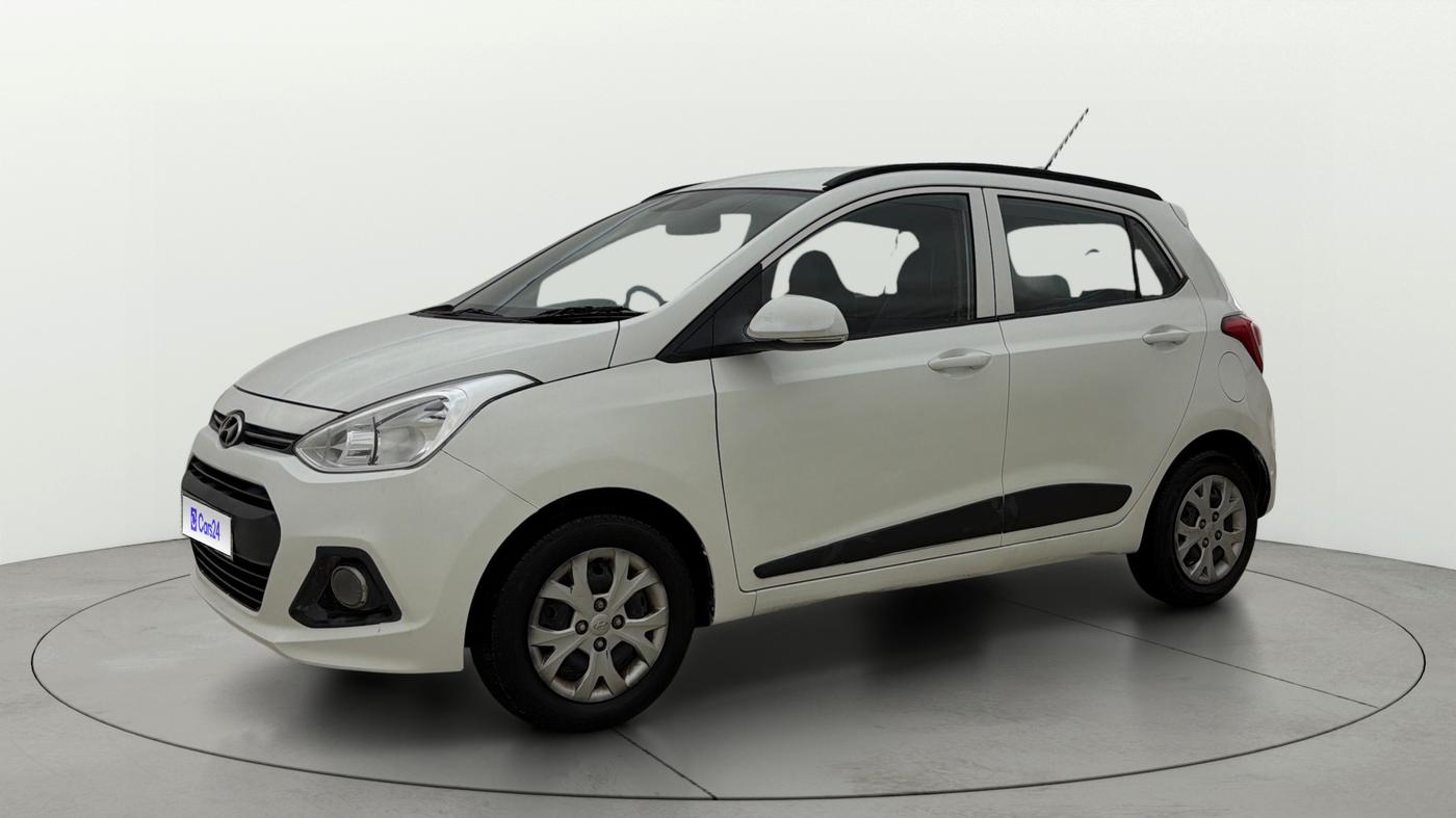 2015 Hyundai Grand i10 SPORTZ 1.2 KAPPA VTVT, Petrol, Manual, 58,650 km, Left Front Diagonal