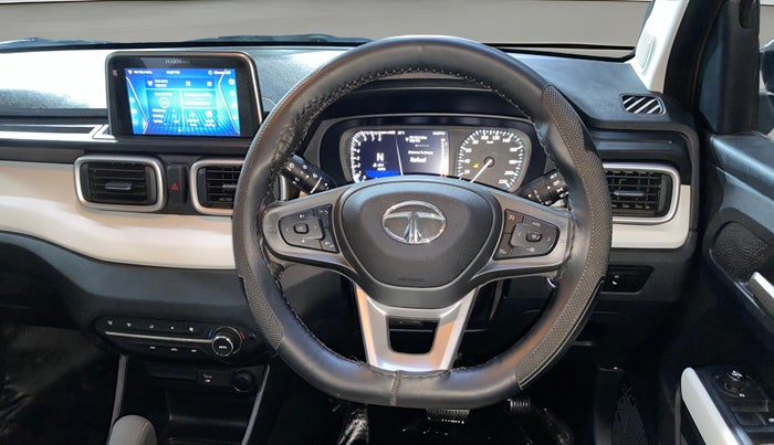2023 Tata PUNCH CREATIVE  AMT, Petrol, Automatic, 11,807 km, Steering Wheel Close Up