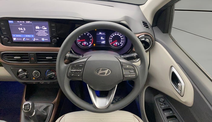 2023 Hyundai AURA SX 1.2 CNG, CNG, Manual, 29,240 km, Steering Wheel Close Up