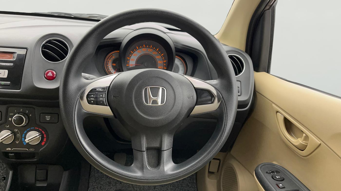 2014 Honda Brio S MT, Petrol, Manual, 29,359 km, Steering Wheel Close Up