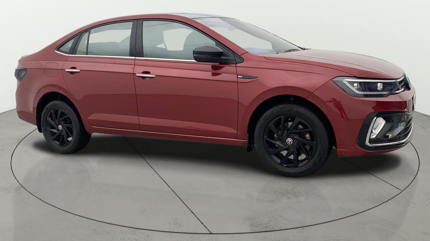 2023 Volkswagen VIRTUS GT PLUS TSI 1.5 EVO DSG, Petrol, Automatic, 70,221 km, Right Front Diagonal