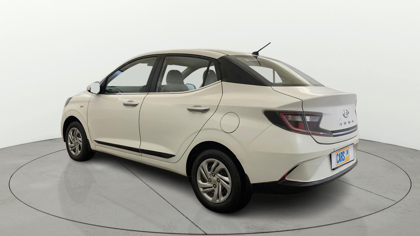 2021 Hyundai AURA S 1.2, Petrol, Manual, 40,897 km, Left Back Diagonal