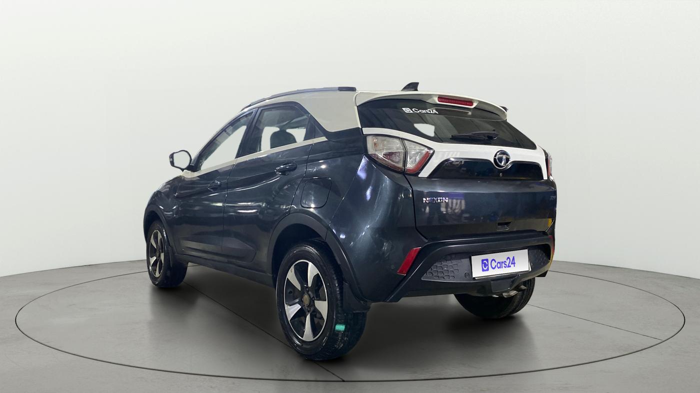 2018 Tata NEXON XZA PLUS PETROL DUAL TONE, Petrol, Automatic, 58,401 km, Left Back Diagonal