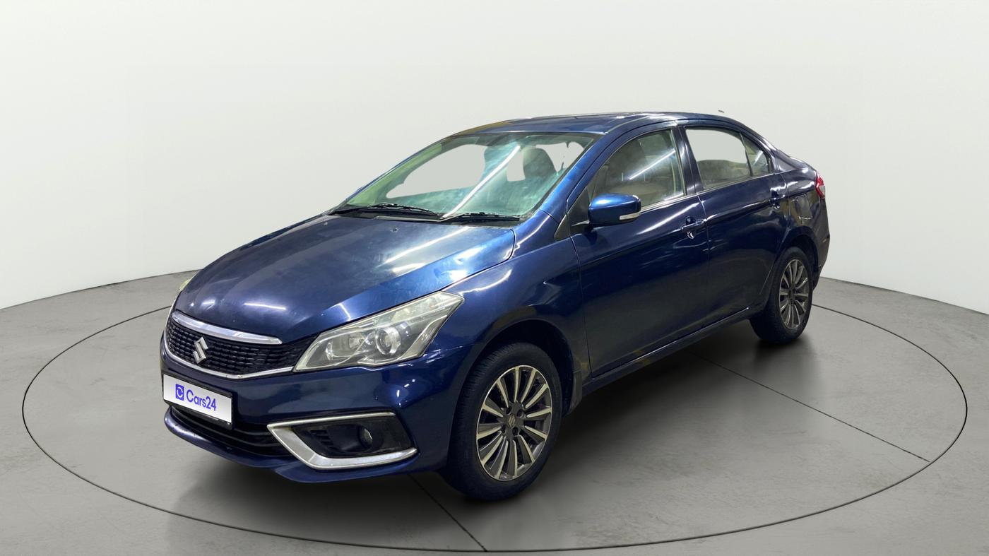 2019 Maruti Ciaz SIGMA 1.5 SHVS MT  PETROL, CNG, Manual, 1,07,663 km, Left Front Diagonal