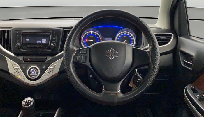 2015 Maruti Baleno DELTA PETROL 1.2, Petrol, Manual, 53,785 km, Steering Wheel Close Up