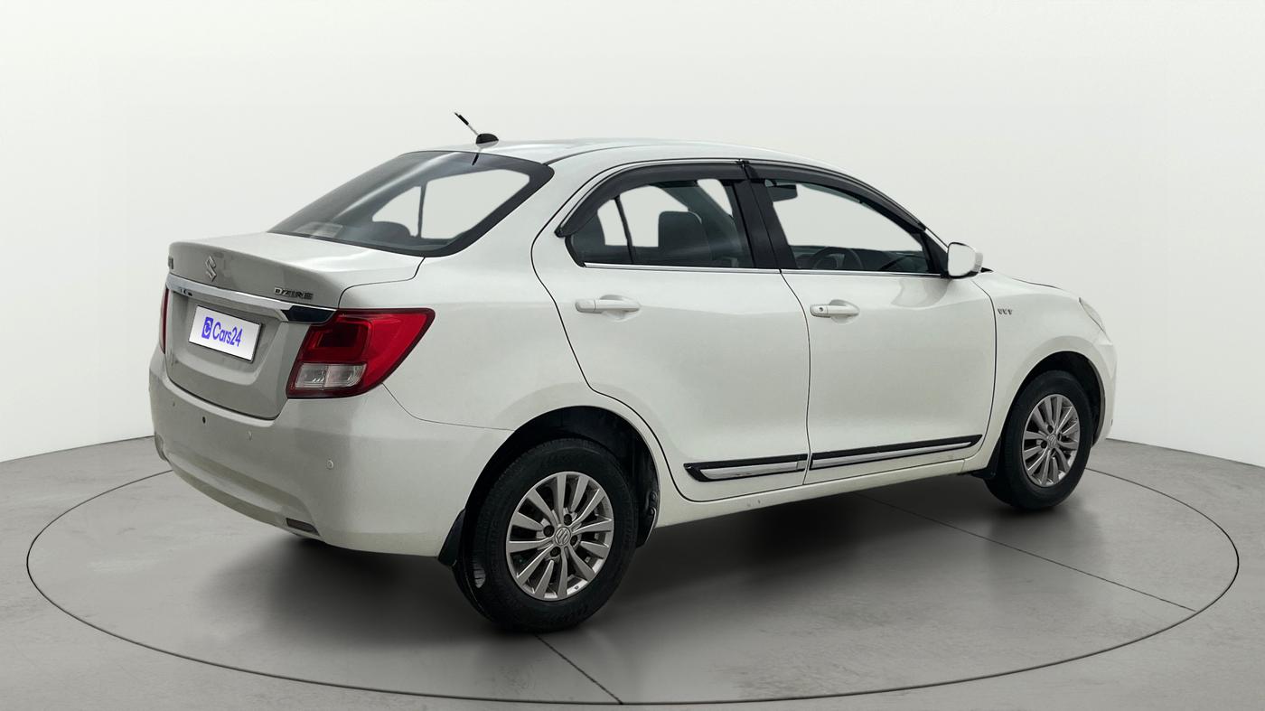 2018 Maruti Dzire VXI AMT, Petrol, Automatic, 1,04,449 km, Right Back Diagonal