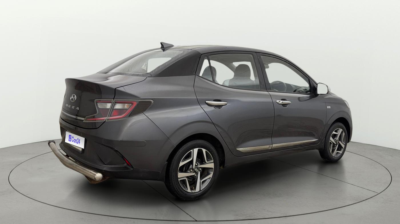 2020 Hyundai AURA SX PLUS 1.2 AMT, Petrol, Automatic, 59,321 km, Right Back Diagonal