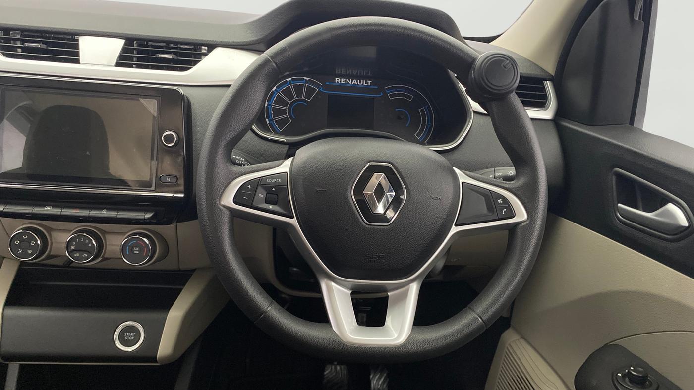 2021 Renault TRIBER RXZ AMT, Petrol, Automatic, 11,240 km, Steering Wheel Close Up