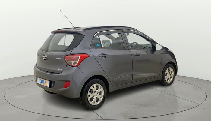 2015 Hyundai Grand i10 SPORTZ 1.2 KAPPA VTVT, Petrol, Manual, 60,994 km, Right Back Diagonal