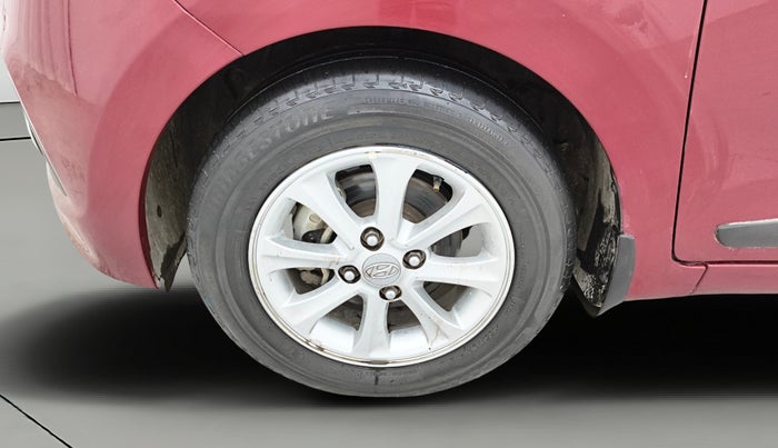 2016 Hyundai Grand i10 ASTA AT 1.2 KAPPA VTVT, Petrol, Automatic, 37,424 km, Left Front Wheel