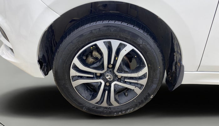 2023 Tata Tiago XTA PETROL, Petrol, Automatic, 37,806 km, Left Front Wheel