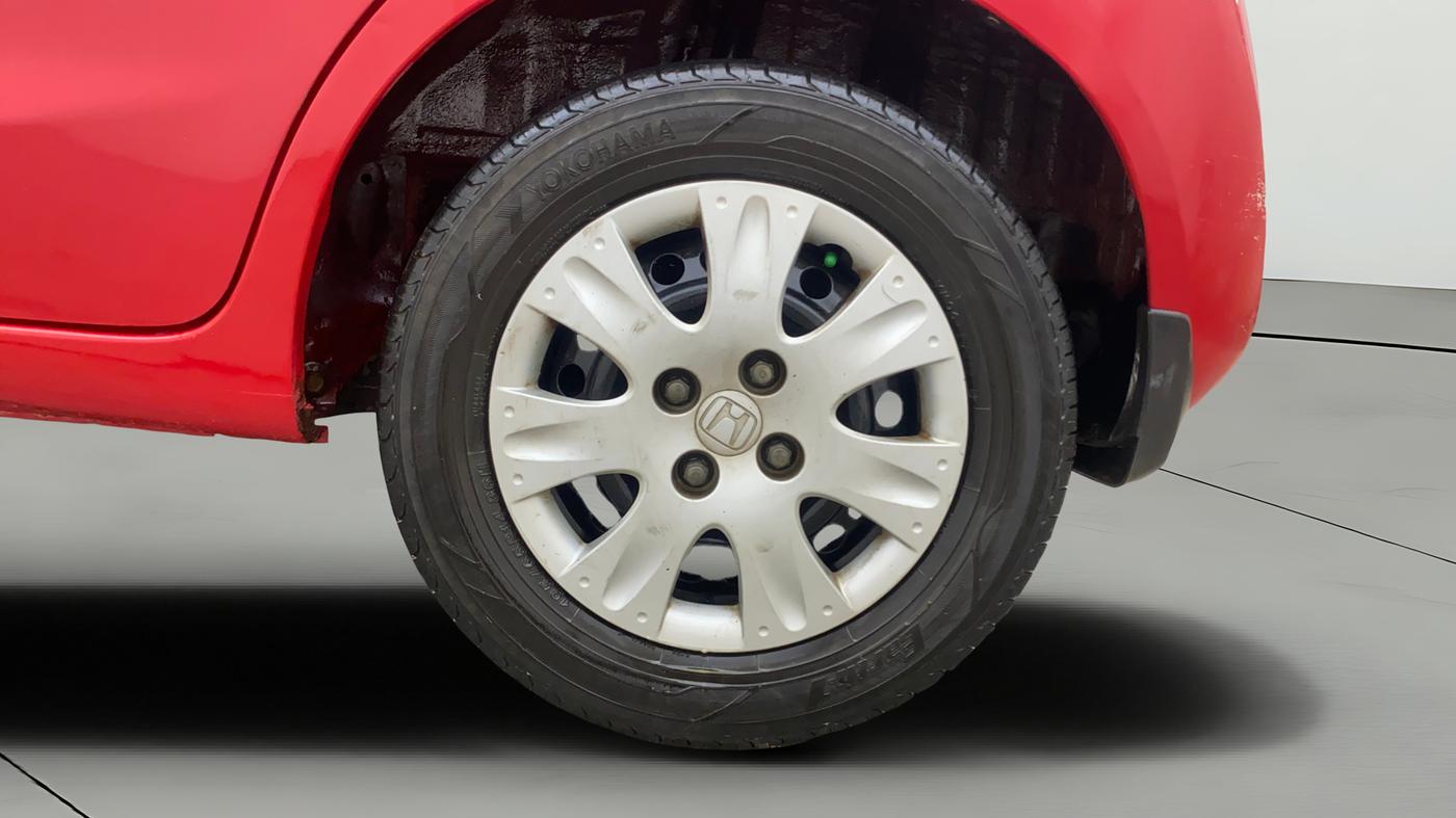2014 Honda Brio S MT, Petrol, Manual, 90,678 km, Left Rear Wheel