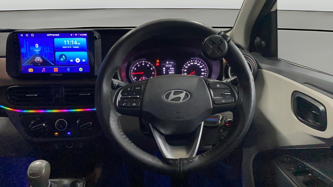 2025 Hyundai AURA S 1.2, CNG, Manual, 23,514 km, Steering Wheel Close Up