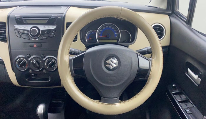 2017 Maruti Wagon R 1.0 VXI+ AMT, Petrol, Automatic, 26,664 km, Steering Wheel Close Up