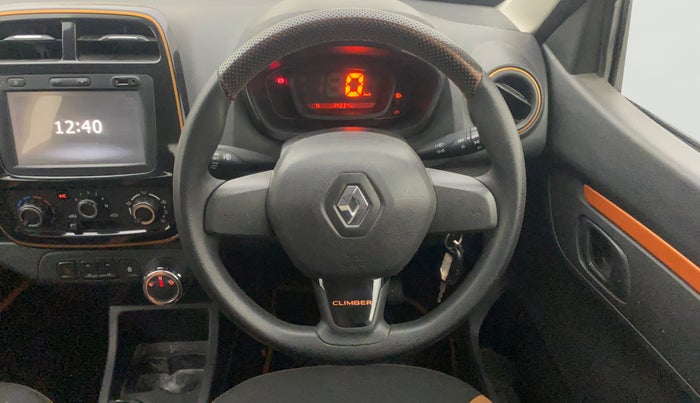 2018 Renault Kwid CLIMBER 1.0 AMT, Petrol, Automatic, 14,198 km, Steering Wheel Close Up