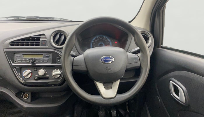 2018 Datsun Redi Go S 1.0 AMT, Petrol, Automatic, 63,264 km, Steering Wheel Close Up