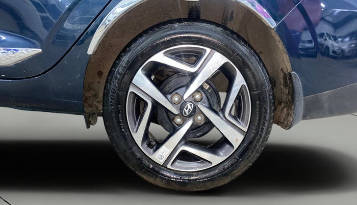 2022 Hyundai AURA SX 1.2 CNG, CNG, Manual, 25,033 km, Left Rear Wheel