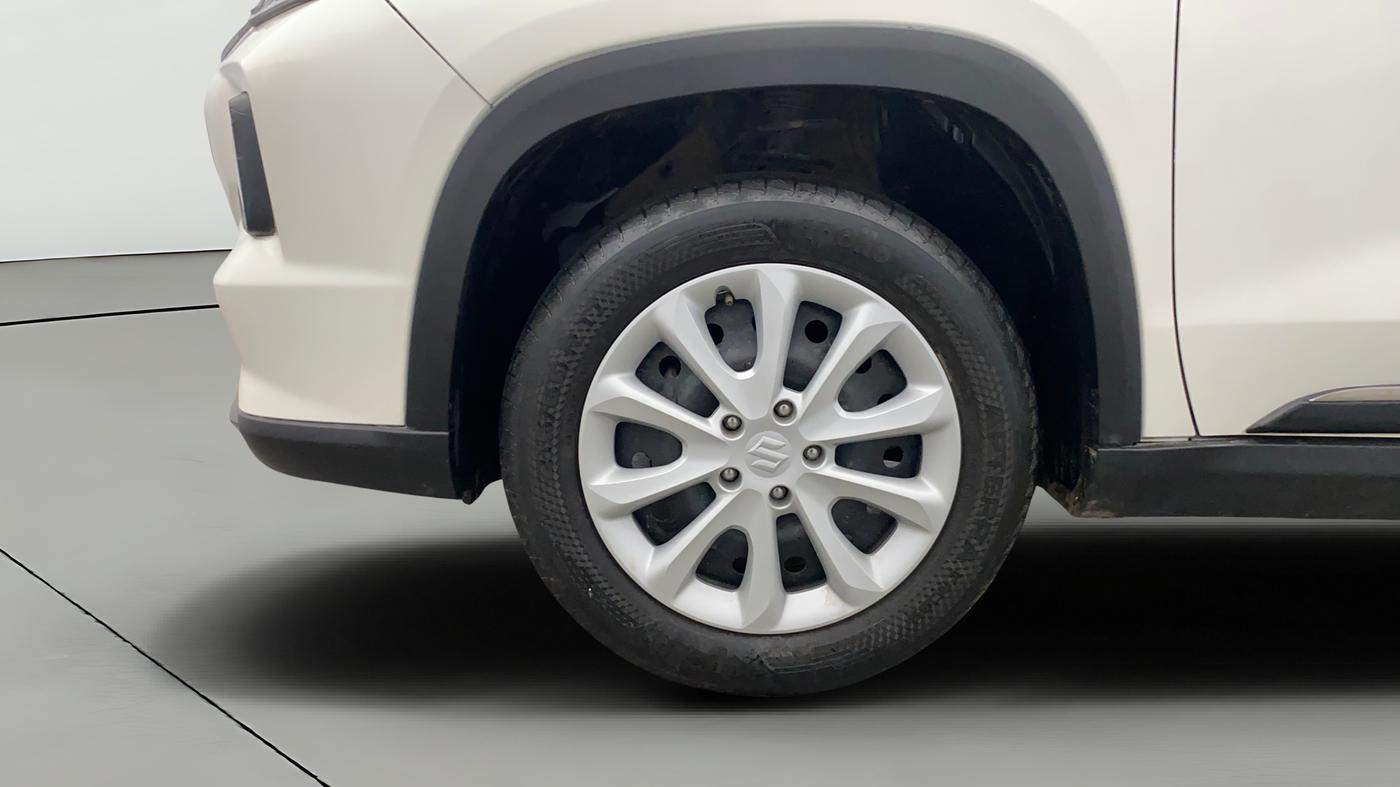 2023 Maruti Grand Vitara DELTA SMART HYBRID AT, Petrol, Automatic, 54,258 km, Left Front Wheel