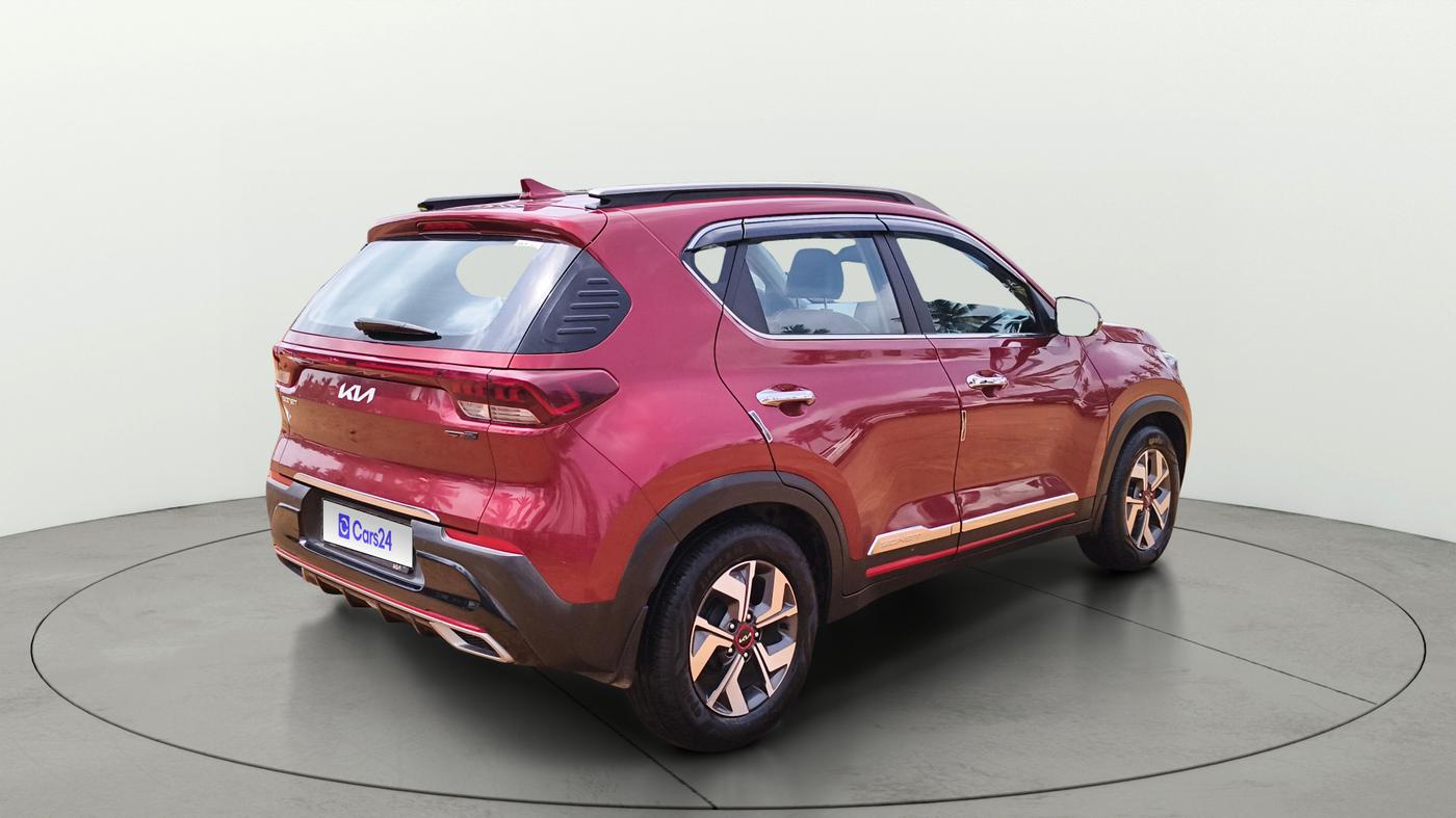 2023 KIA SONET GTX PLUS 1.5 AT, Diesel, Automatic, 32,420 km, Right Back Diagonal
