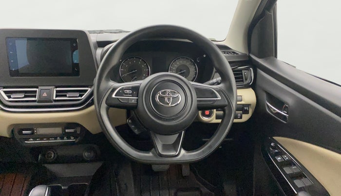 2023 Toyota Glanza G AMT, Petrol, Automatic, 12,325 km, Steering Wheel Close Up