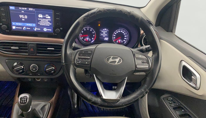 2023 Hyundai AURA SX 1.2 CNG, CNG, Manual, 51,705 km, Steering Wheel Close Up