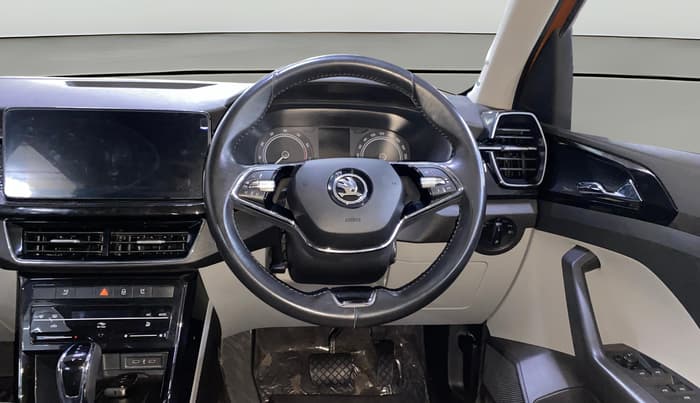 2022 Skoda KUSHAQ STYLE 1.0L TSI AT (6 AIRBAGS), Petrol, Automatic, 15,721 km, Steering Wheel Close Up