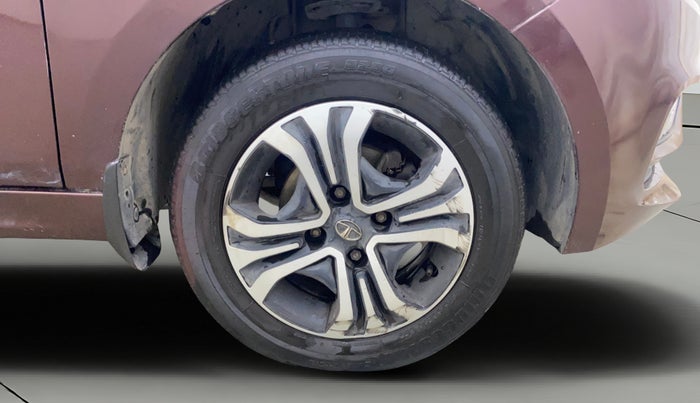 2022 Tata TIGOR XZ PLUS CNG, CNG, Manual, 93,895 km, Right Front Wheel