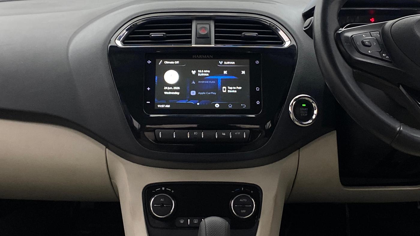 2024 Tata TIGOR XZA PLUS PETROL, Petrol, Automatic, 18,249 km, Air Conditioner