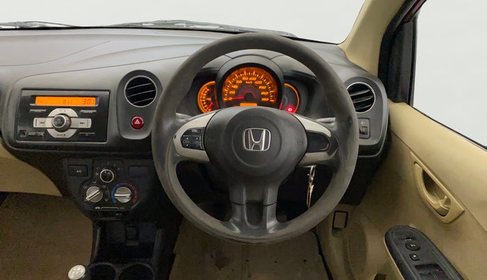 2014 Honda Amaze 1.2L I-VTEC S, Petrol, Manual, 70,330 km, Steering Wheel Close Up